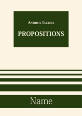 Propositions Andrea Iacona