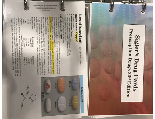 Siglers Prescription Top 300 Drug Cards 2017 33th Edition Sigler