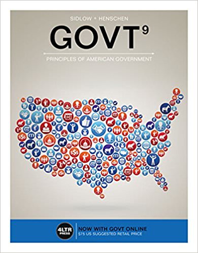 Govt Principles Of American Government 9th Edward Sidlow Beth Henschen
