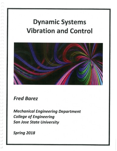 Dynamic Systems Vibration And Control Spring 2018 Fred Barez