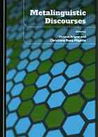 Metalinguistic Discourses Arigne Viviane Rocqmigette Christiane