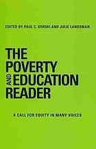 The Poverty And Education Reader A Call For Equity In Many Voices First Edition Landsman