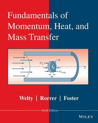 Fundamentals Of Momentum Heat And Mass Transfer 6th James R Welty