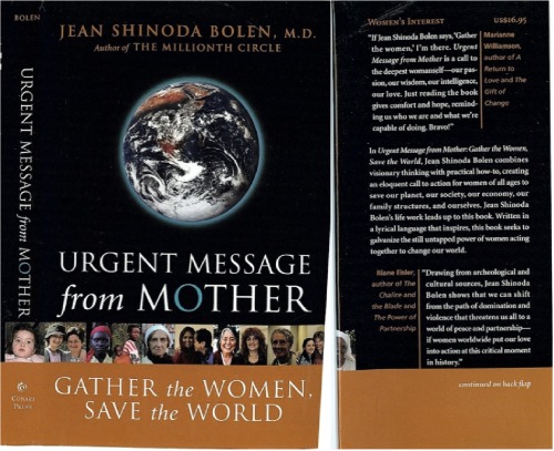 Urgent Message From Mother Gather The Women Save The World Jean Shinoda Bolen