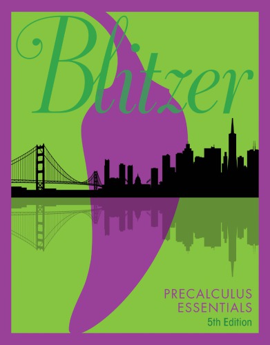 Precalculus Essentials 5th Edition Robert F Blitzer