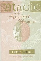 Magic In The Ancient World 6th Print Fritz Graf