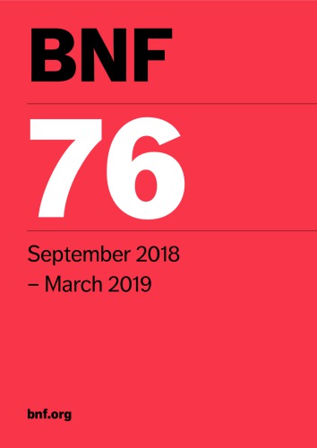British National Formulary Bnf 76 Joint Formulary Committee