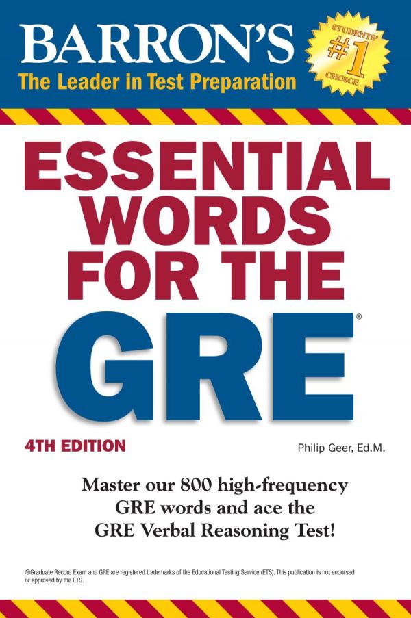 Essential Words For The Gre 4th Philip Geer