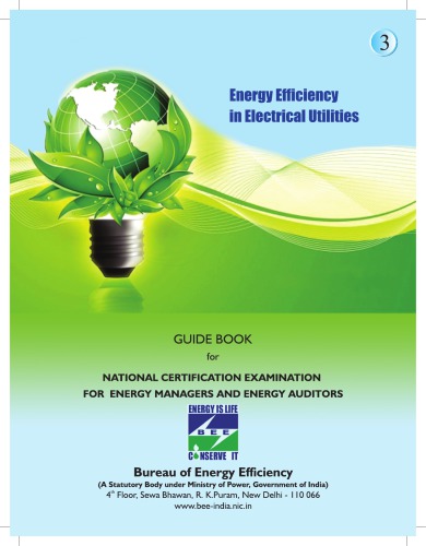 Energy Efficiency In Electrical Utilities 4th Edition Bureau Of Energy Efficiency India