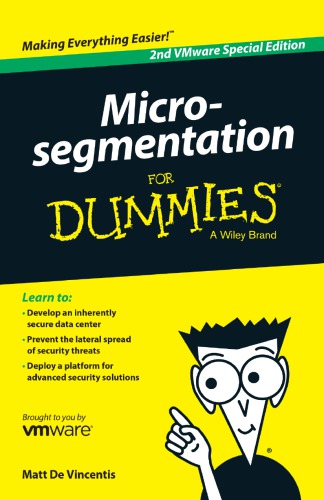 Microsegmentation For Dummies Vmware Edition 2nd Matt De Vincentis