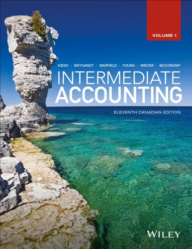 Intermediate Accounting 11th Canadian Donald E Kieso Et Al