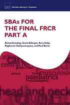 Sbas For The Final Frcr 2a 1st Lindsay Richard
