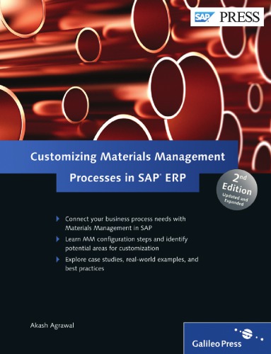 Customizing Materials Management Processes In Sap Erp 2nd Edition Akash Agrawal