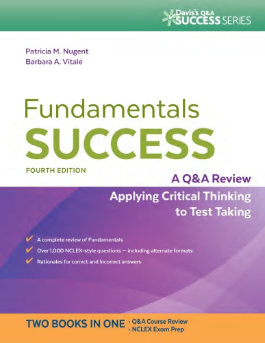 Fundamentals Success A Qa Review Applying Critical Thinking To Test Taking Patricia M Nugent Barbara A Vitale