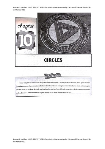 Booklet 2 For Class 10 K K Anand Chennai