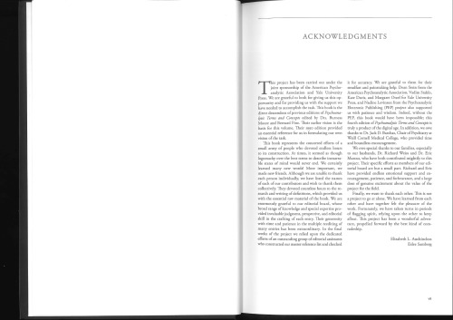Psychoanalytic Terms Concepts Elizabeth L Auchincloss Eslee Samberg