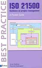 Iso 21500 Guidance On Project Management A Pocket Guide 1st Ed Anton Zandhuis