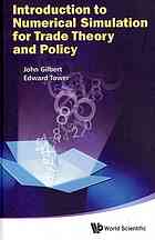 Introduction To Numerical Simulation For Trade Theory And Policy Tower