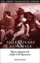 Shakespeare And Language Reason Eloquence And Artifice In The Renaissance Jonathan Hope