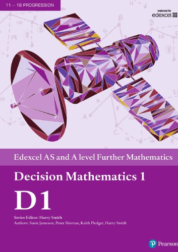 Edexcel As And A Level Further Mathematics Decision Mathematics 1 Harry Smith