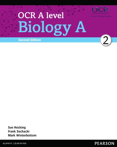 Ocr A Level Biology A 2nd Edition Sue Hocking Frank Sochacki