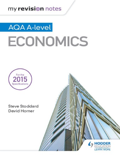 Aqa Alevel Economics Steve Stoddard David Horner