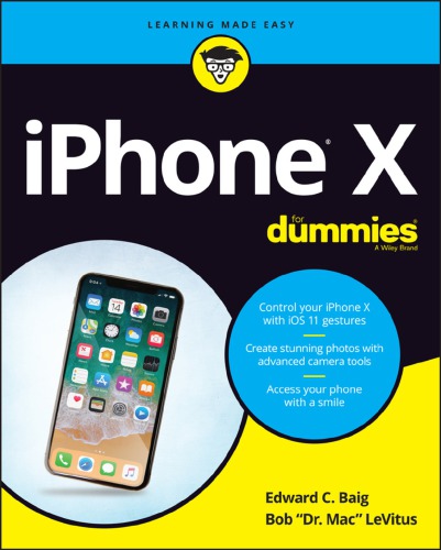 Iphone X For Dummies Edward C Baig Bob Levitus