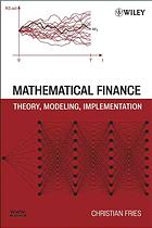 Mathematical Finance Electronic Resource Theory Modeling Implementation Fries