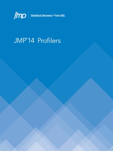 Jmp 14 Profilers Sas Institute