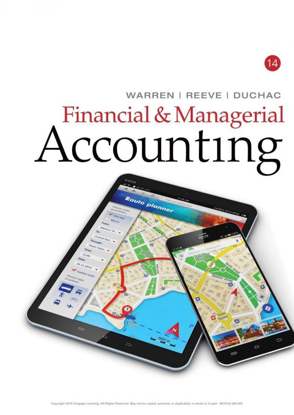 Financial Managerial Accounting 14th Carl S Warren James M Reeve Jonathan Duchac