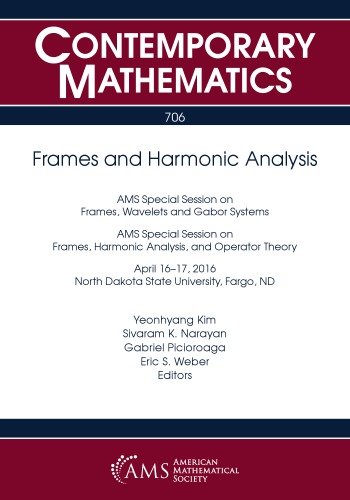 Frames And Harmonic Analysis Yeonhyang Kim Sivaram K Narayan