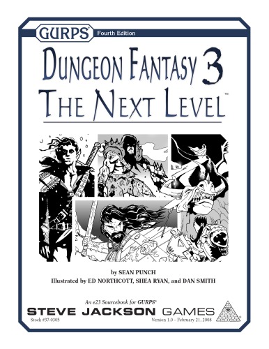 Gurps 4th Edition Dungeon Fantasy 3 The Next Level Sean Punch