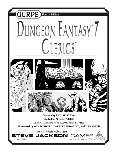 Gurps 4th Edition Dungeon Fantasy 7 Clerics Phil Masters