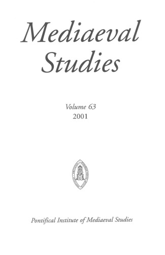 Mediaeval Studies Coll