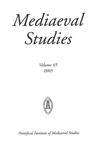 Mediaeval Studies Coll