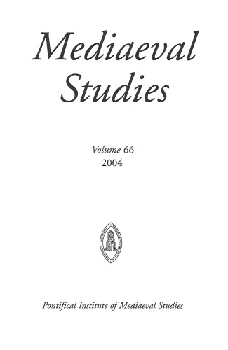 Mediaeval Studies Coll