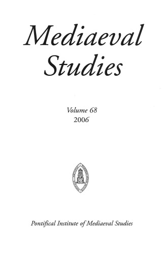 Mediaeval Studies Coll