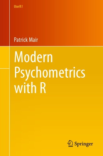 Modern Psychometrics With R Patrick Mair