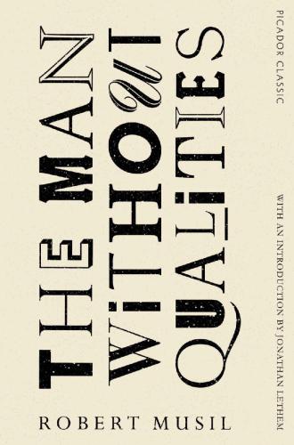 The Man Without Qualities Robert Musil
