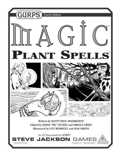 Gurps 4th Edition Magic Plant Spells Scott Paul Maykrantz