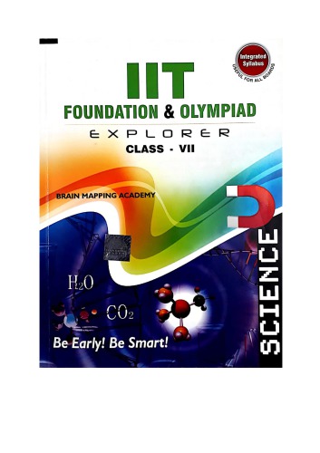 Iit Jee Foundation And Olympiad Explorer Class 7 Brain Mapping Academy Nsejs Ntse Science Iit Jee Foundation And Olympiad Explorer
