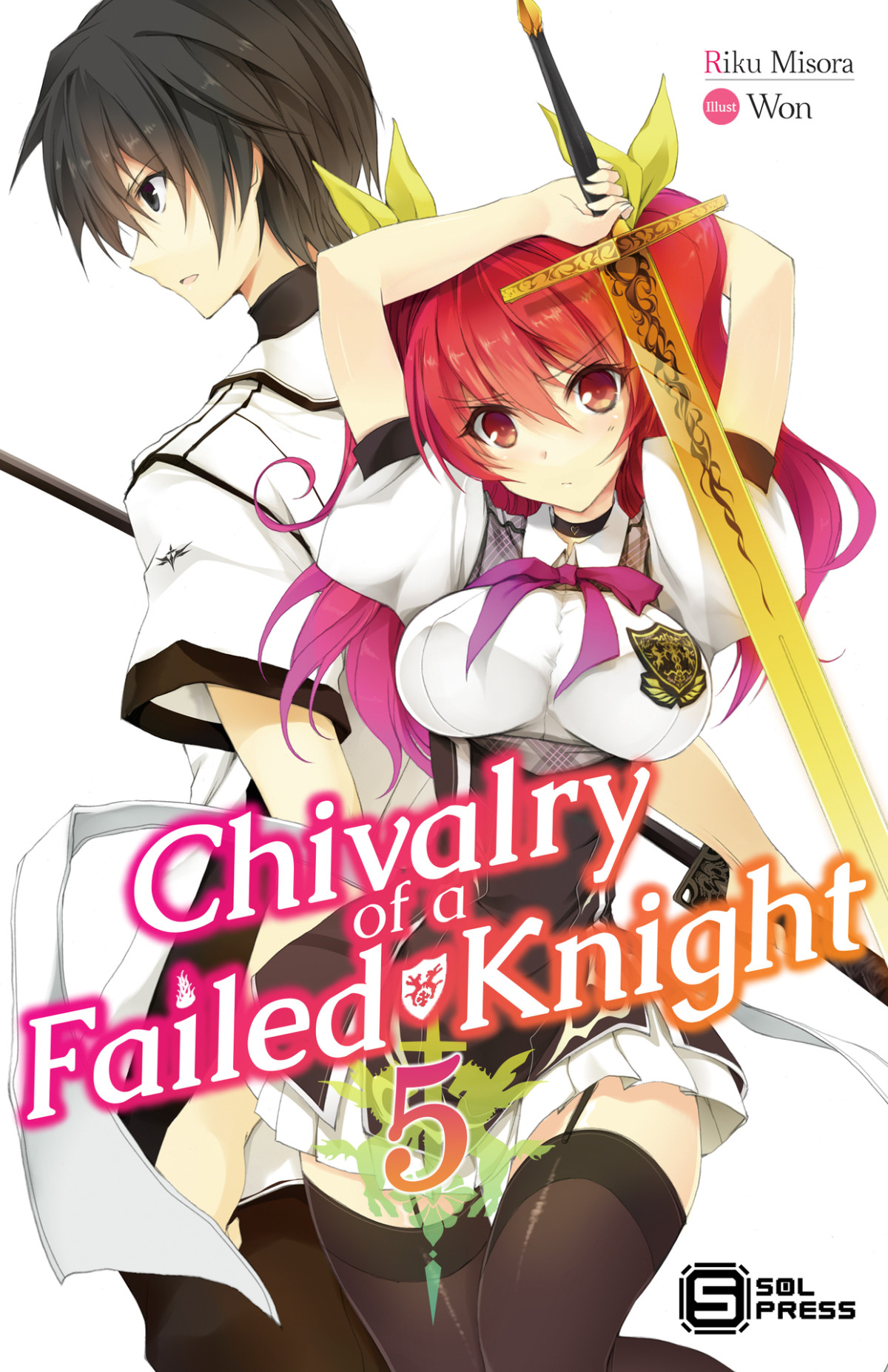 Chivalry Of A Failed Knight Vol 5 Light Novel Misora Riku