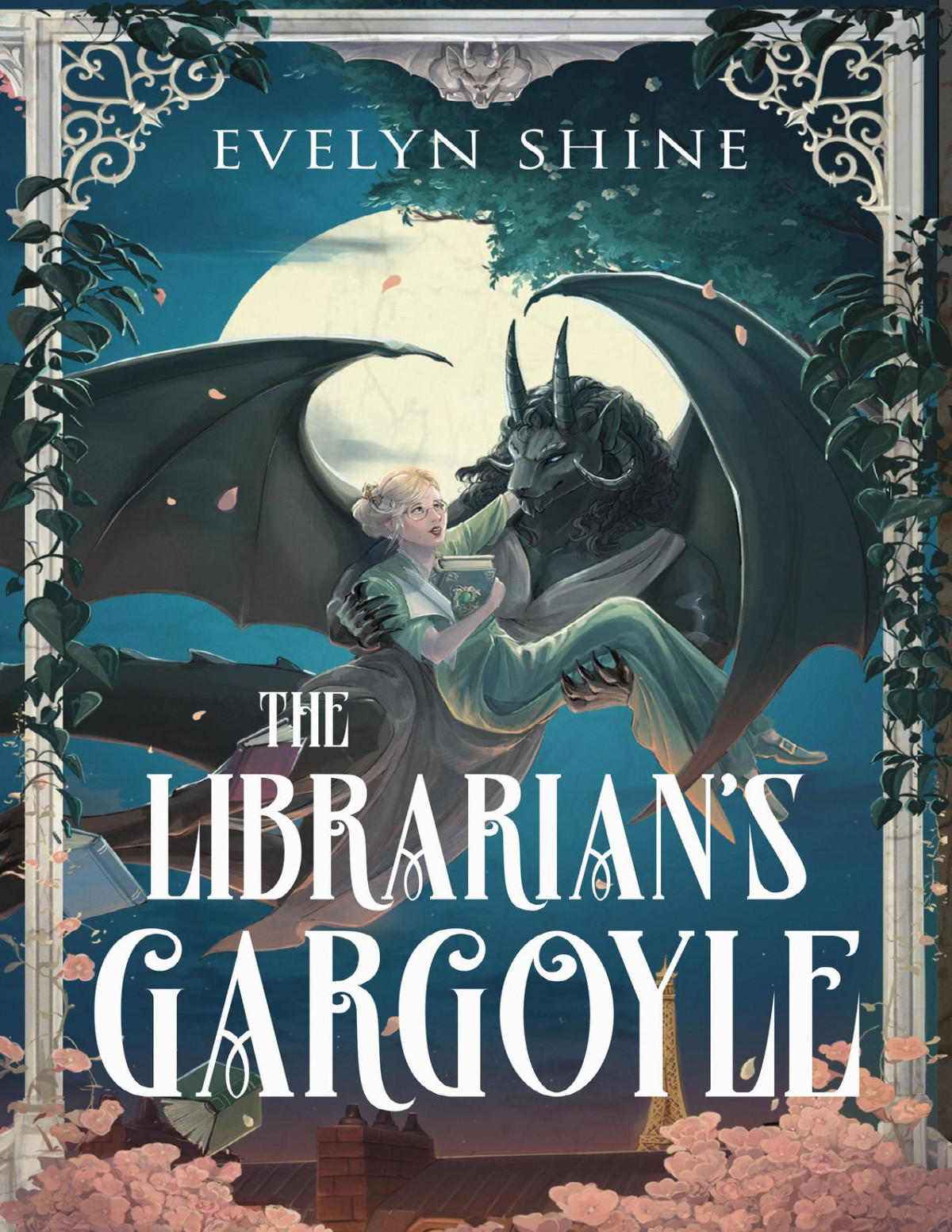The Librarians Gargoyle A Cozy Sapphic Monster Romantasy Evelyn Shine
