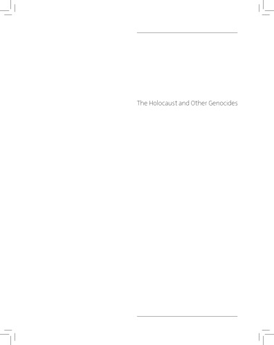 The Holocaust And Other Genocides An Introduction Barbara Boender Wichert Ten Have