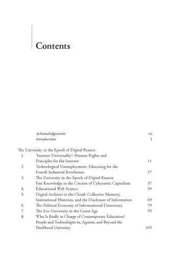 The Digital University A Dialogue And Manifesto Michael A Peters Petar Jandri