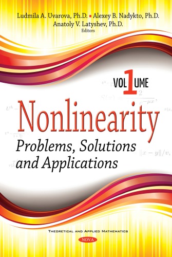 Nonlinearity Problems Solutions Applications Ludmila A Uvarova