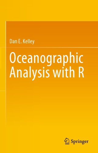 Oceanographic Analysis With R Dan E Kelley