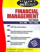 Schaums Outline Of Financial Management 3rd Ed Siegel Joel G Shim