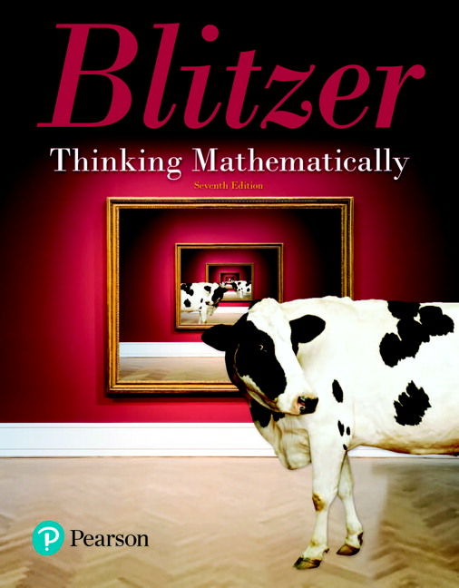 Thinking Mathematically 7th Robert F Blitzer