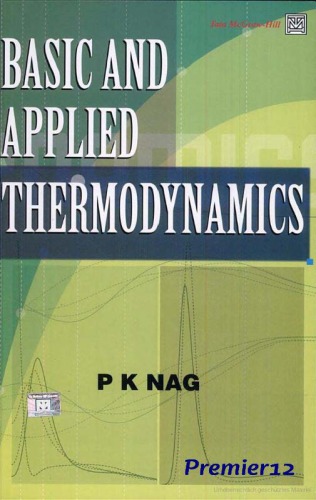 Basic And Applied Thermodynamics 1st Edition Nag P K